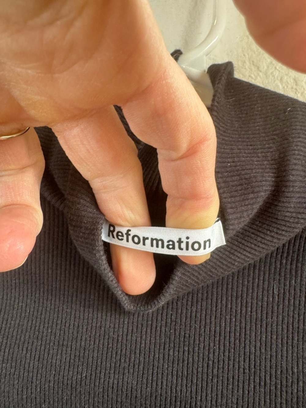 REFORMATION ‘Davy’ Ribbed Crop Top - Picture 9 of 14